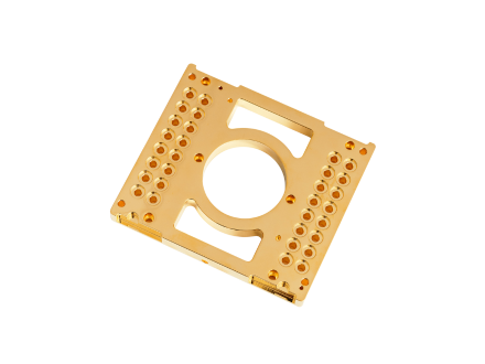 vergoldetes Frästeil