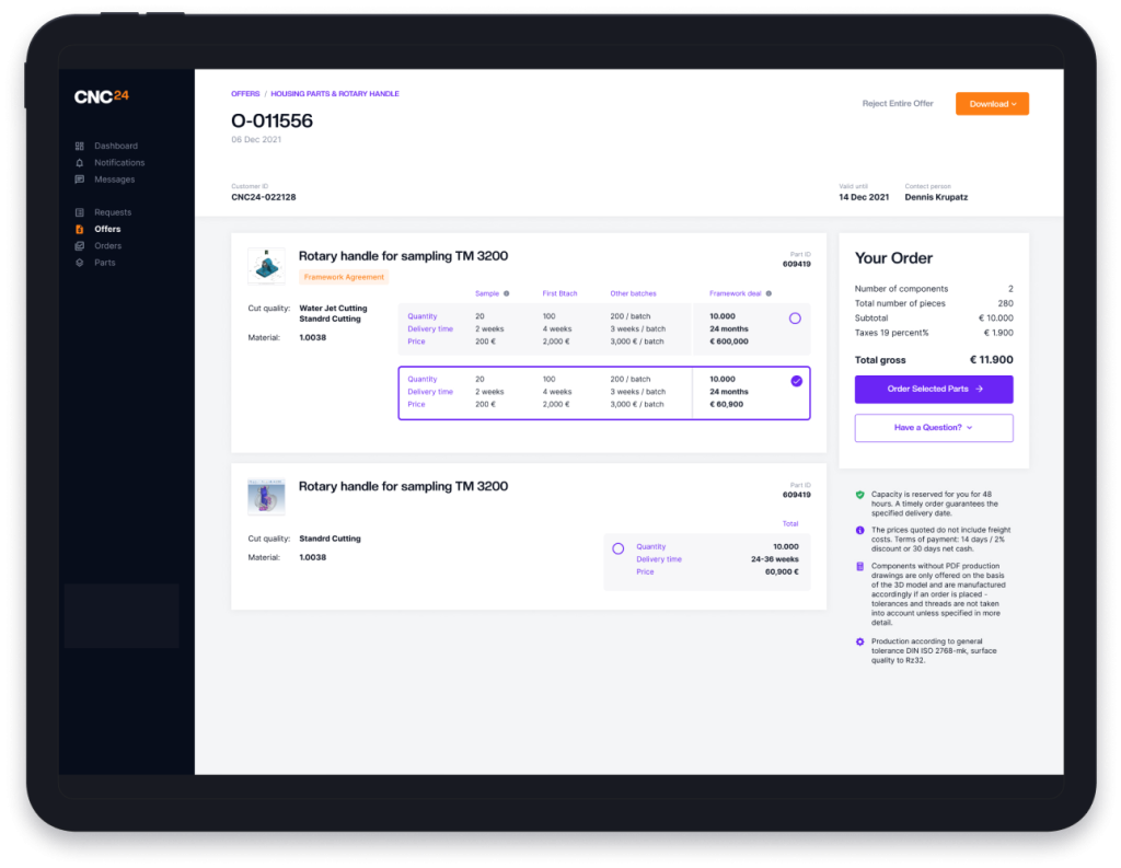 Framework contract  