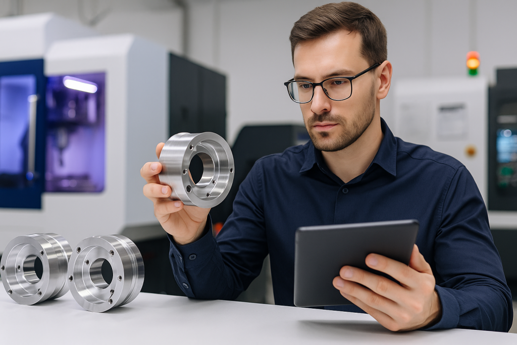 Indirekte Beschaffung von CNC-Bauteilen
