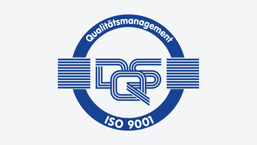 "DQS Qualitätsmanagement Iso9001 logo"