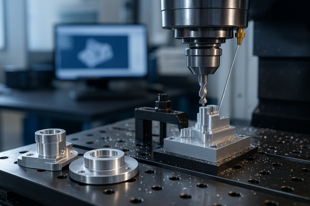 Online Fertigungigung von CNC Bauteilen